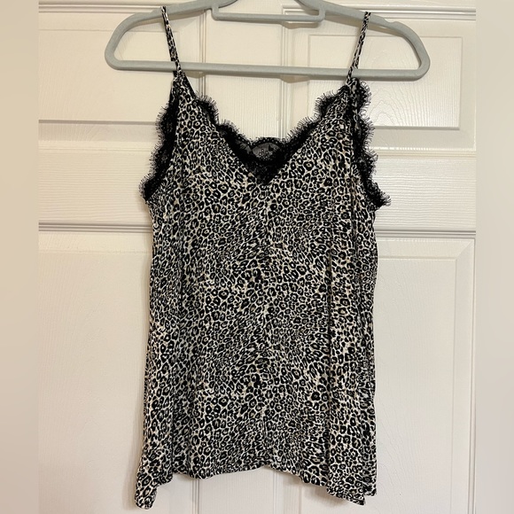 Cheetah spaghetti strap shirt. Perfect condition only worn once. - Picture 6 of 6